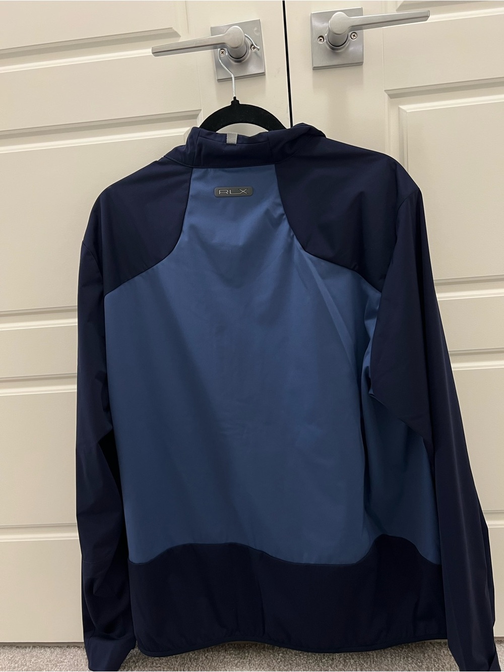 RLX Ralph Lauren Two-Tone Blue Performance Softshell Jacket - Picture 2 of 3